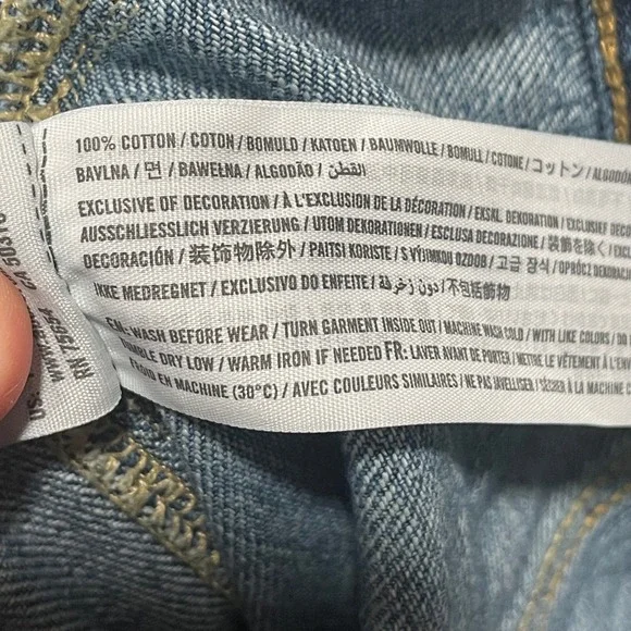 Abercrombie Fitch Classic Denim Jacket Blue Jean Women‎ XS - Picture 7 of 8